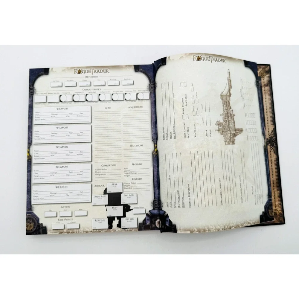 Warhammer 40K Rogue Trader Core Rulebook RPG Fantasy Flight Games 2009 RT01